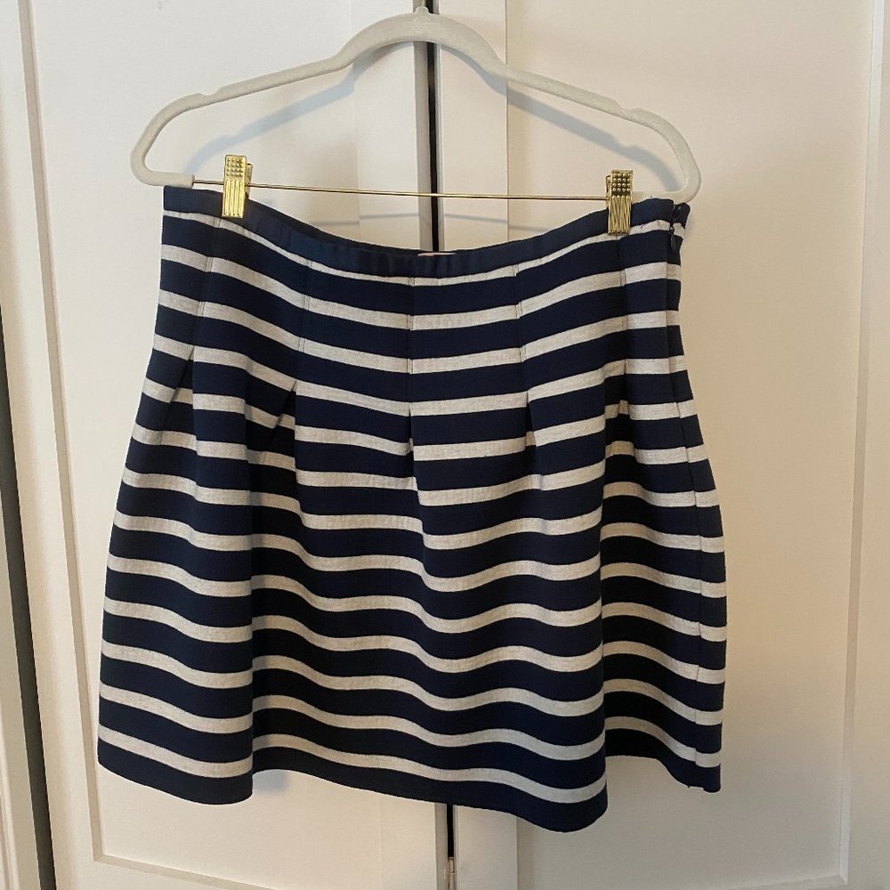 Gap Scuba Skirt -Blue and White Stripes